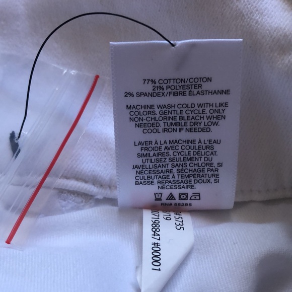 White Legging High Rise Denim Perfect Jeans - Picture 14 of 15